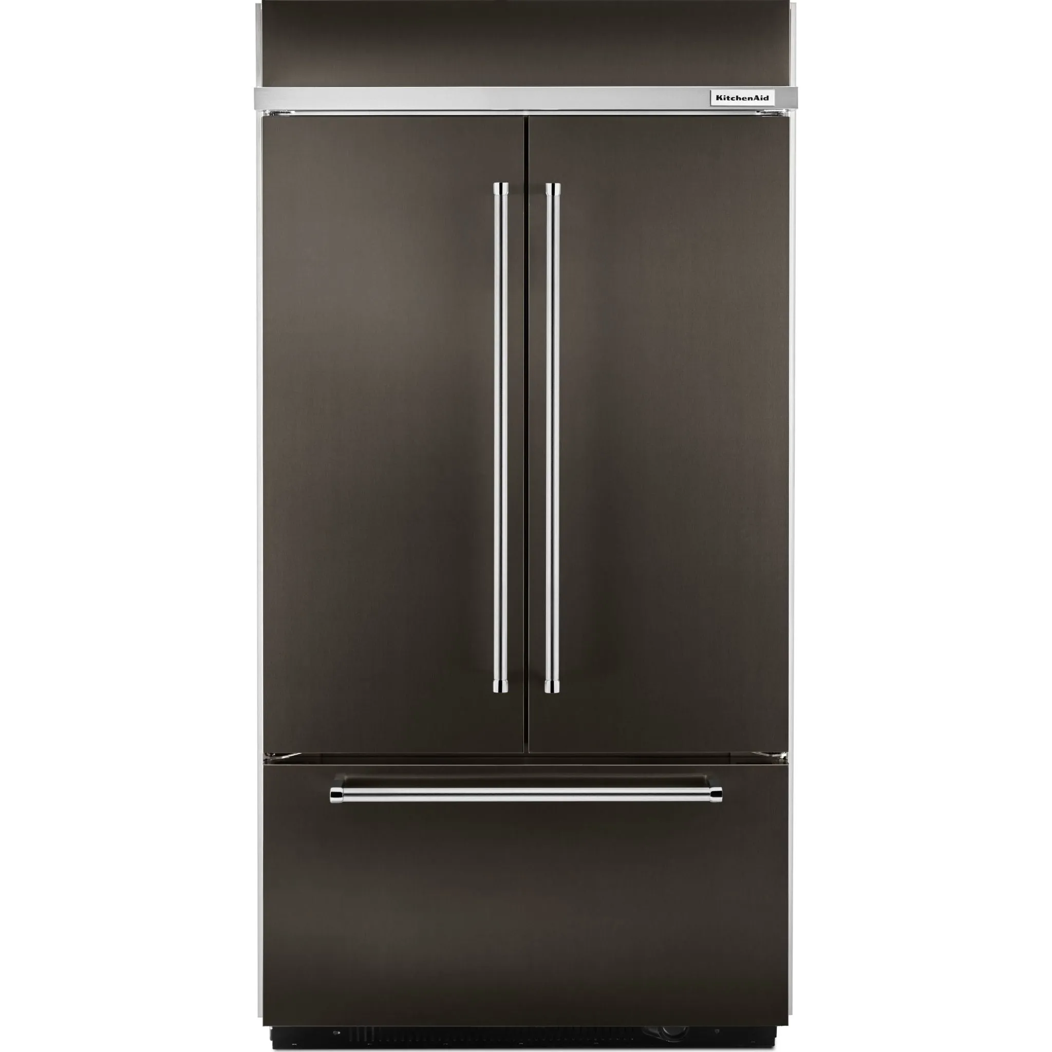 KitchenAid French Door Fridge (KBFN502EBS) - Black Stainless Steel with PrintShield™ Finish