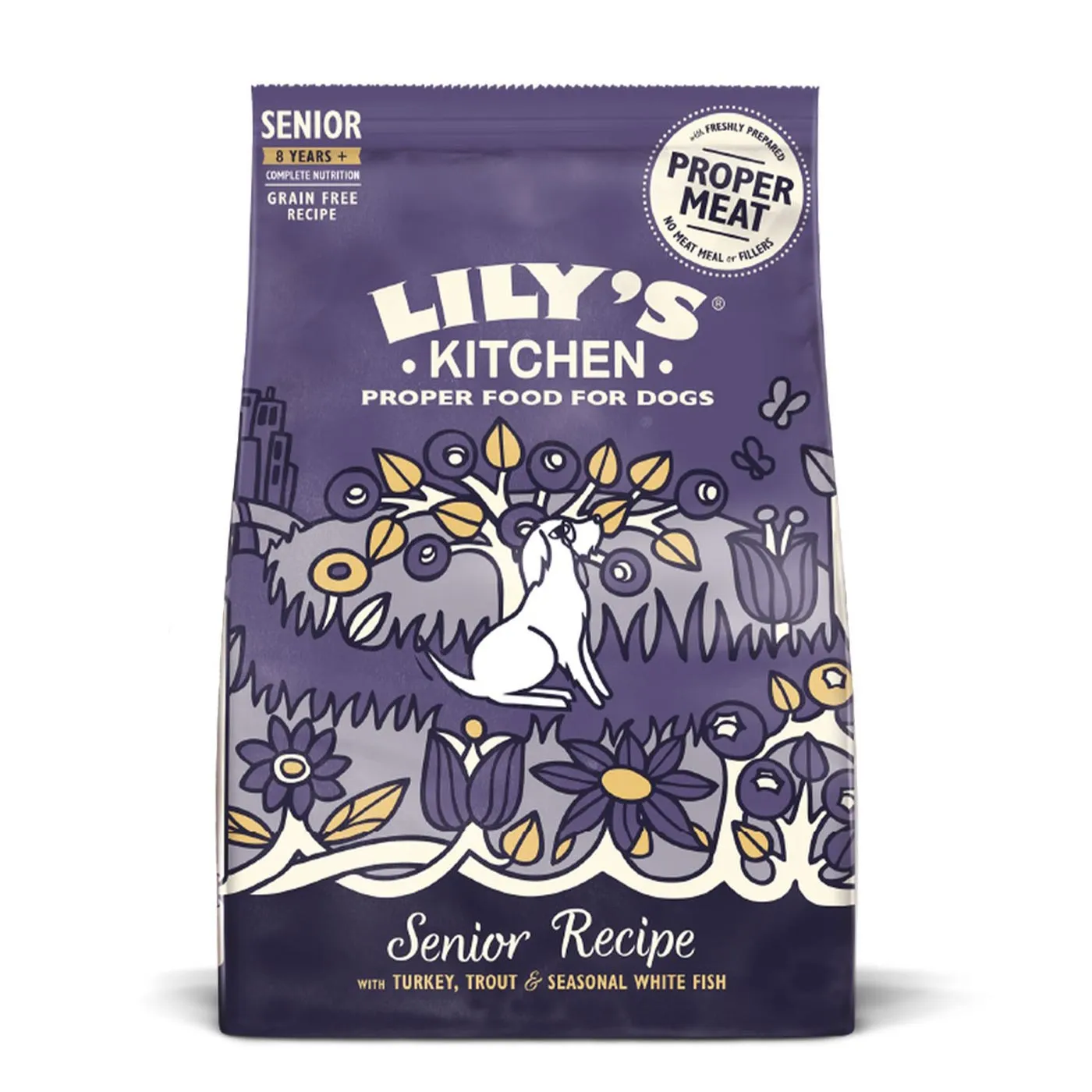 Lily's Kitchen Senior Dog Recipe with Turkey, Trout & White Fish 7KG