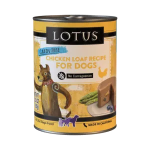 Lotus Grain Free Chicken Loaf Recipe Dog Food