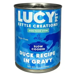 Lucy Pet Grain Free Duck Canned Dog Food 12.5oz