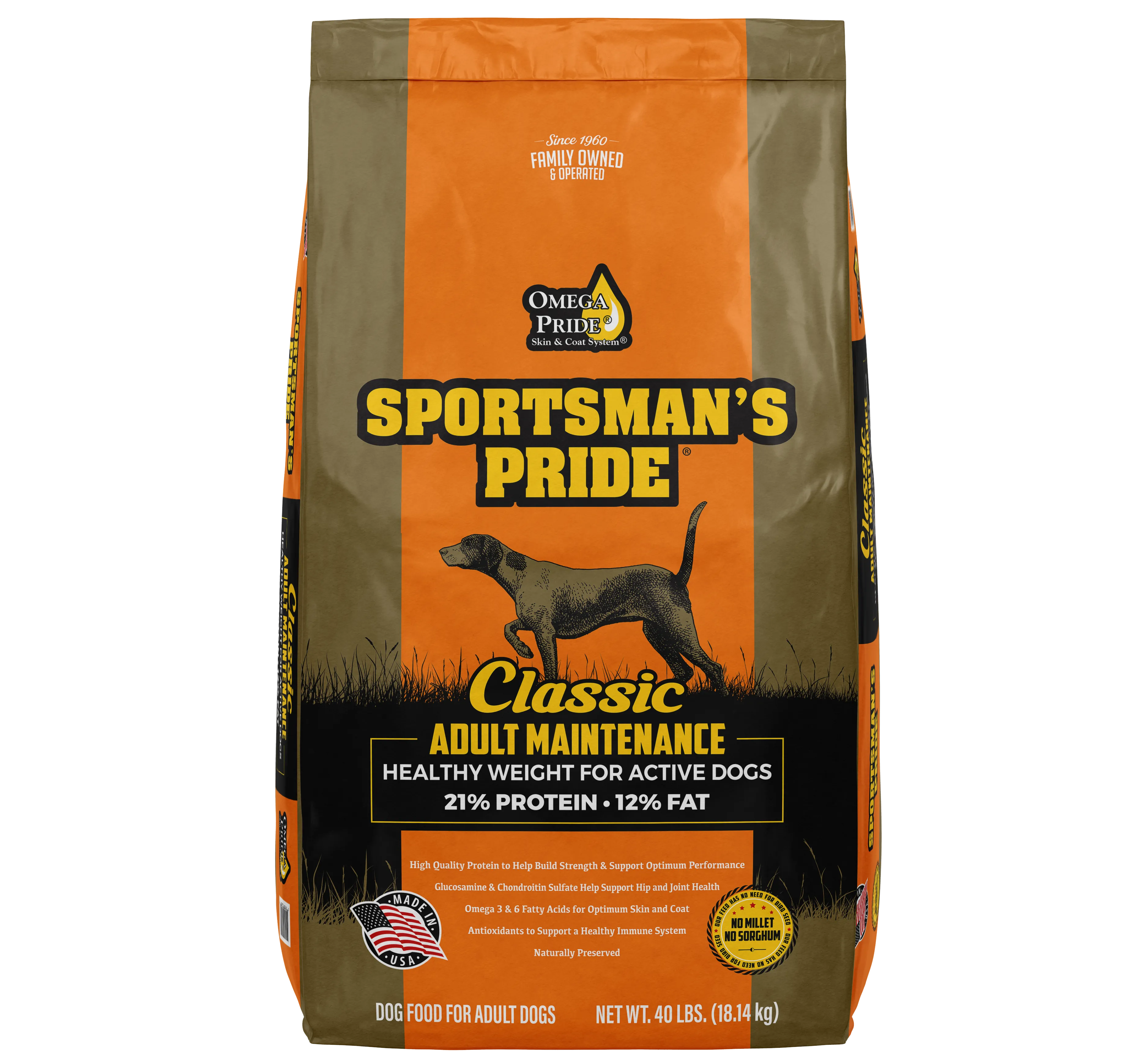 Maintenance Dog Food | 40 LB | Sportsman's Pride