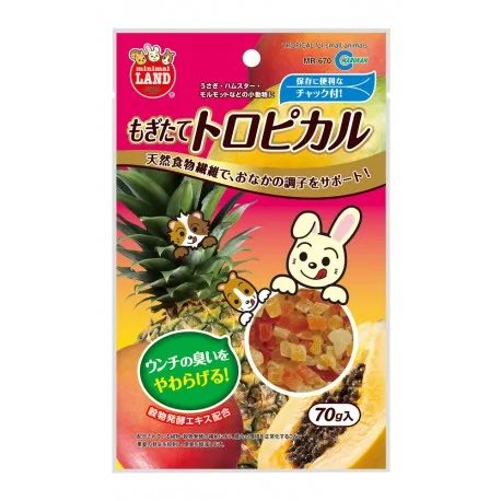 Marukan Dried Tropical Fruits for Small Animals 70g