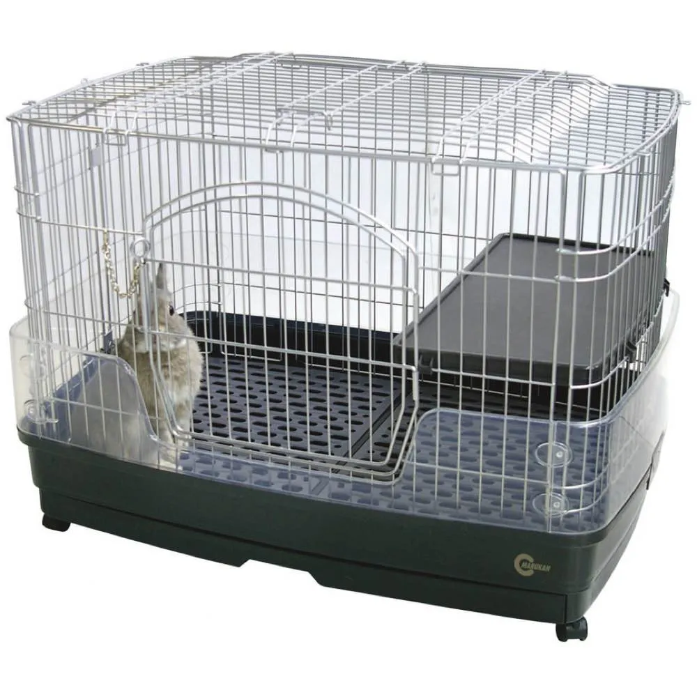 Marukan Rabbit Cage With Clear Guard