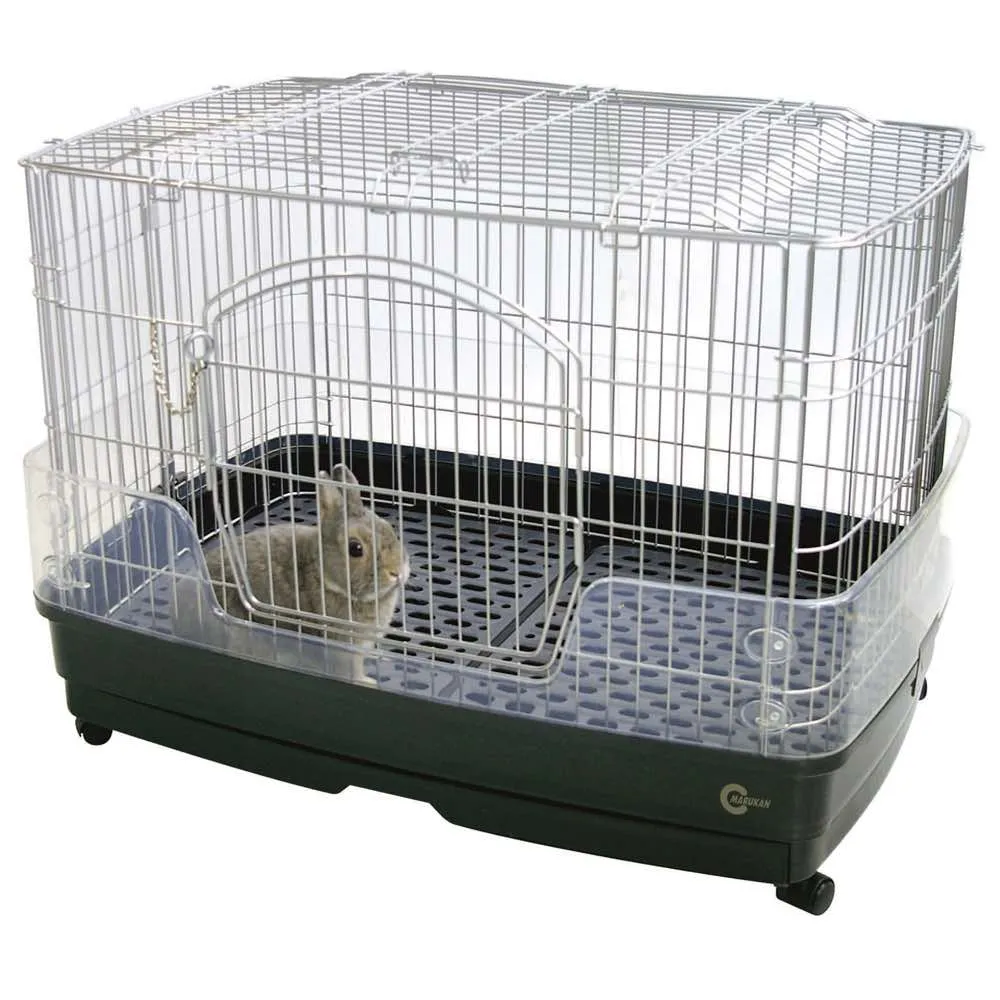 Marukan Rabbit Cage With Clear Guard