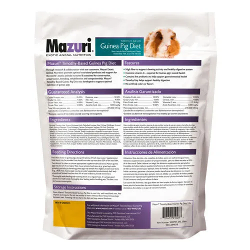 Mazuri® Timothy Hay-Based Guinea Pig Diet