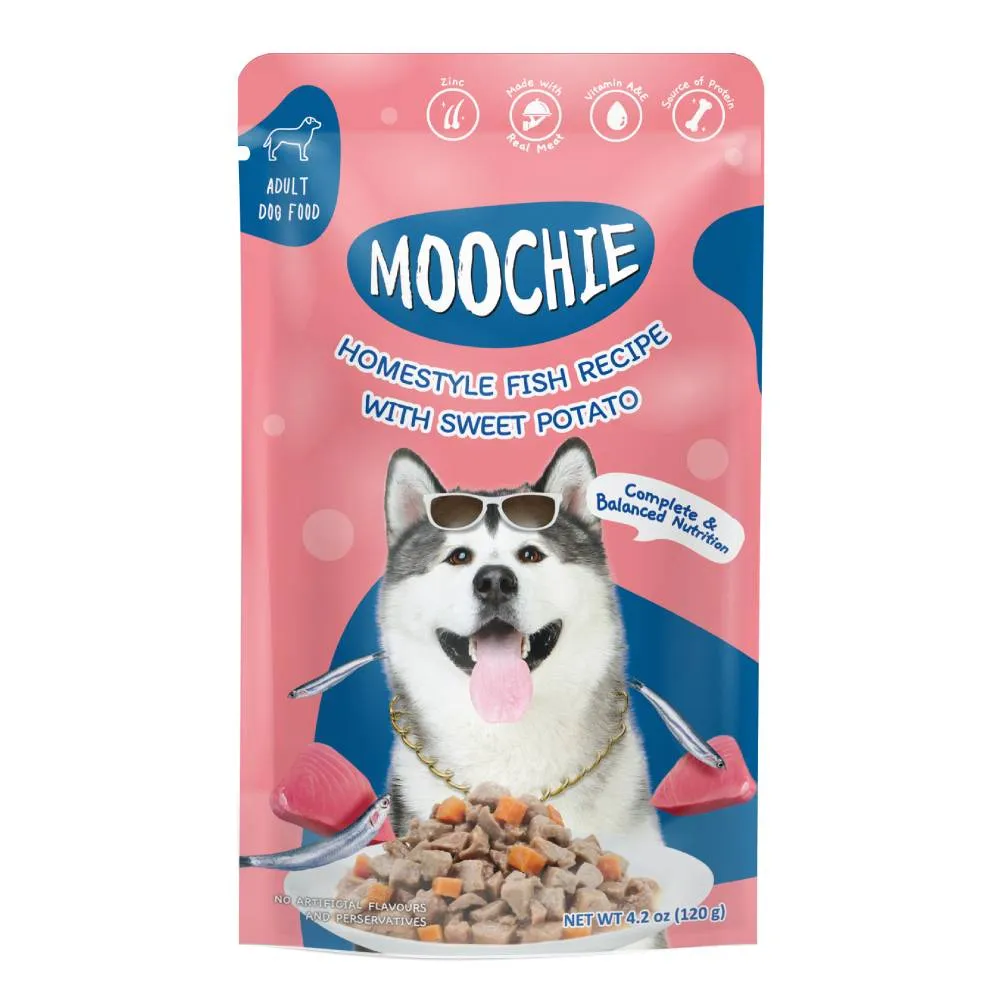 Moochie Dog Fish Recipe With Sweet Potato Homestyle 120g