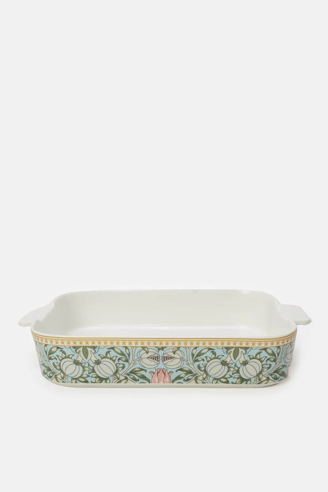 Multicolour Floral Rectangle Baking Dish (Large)