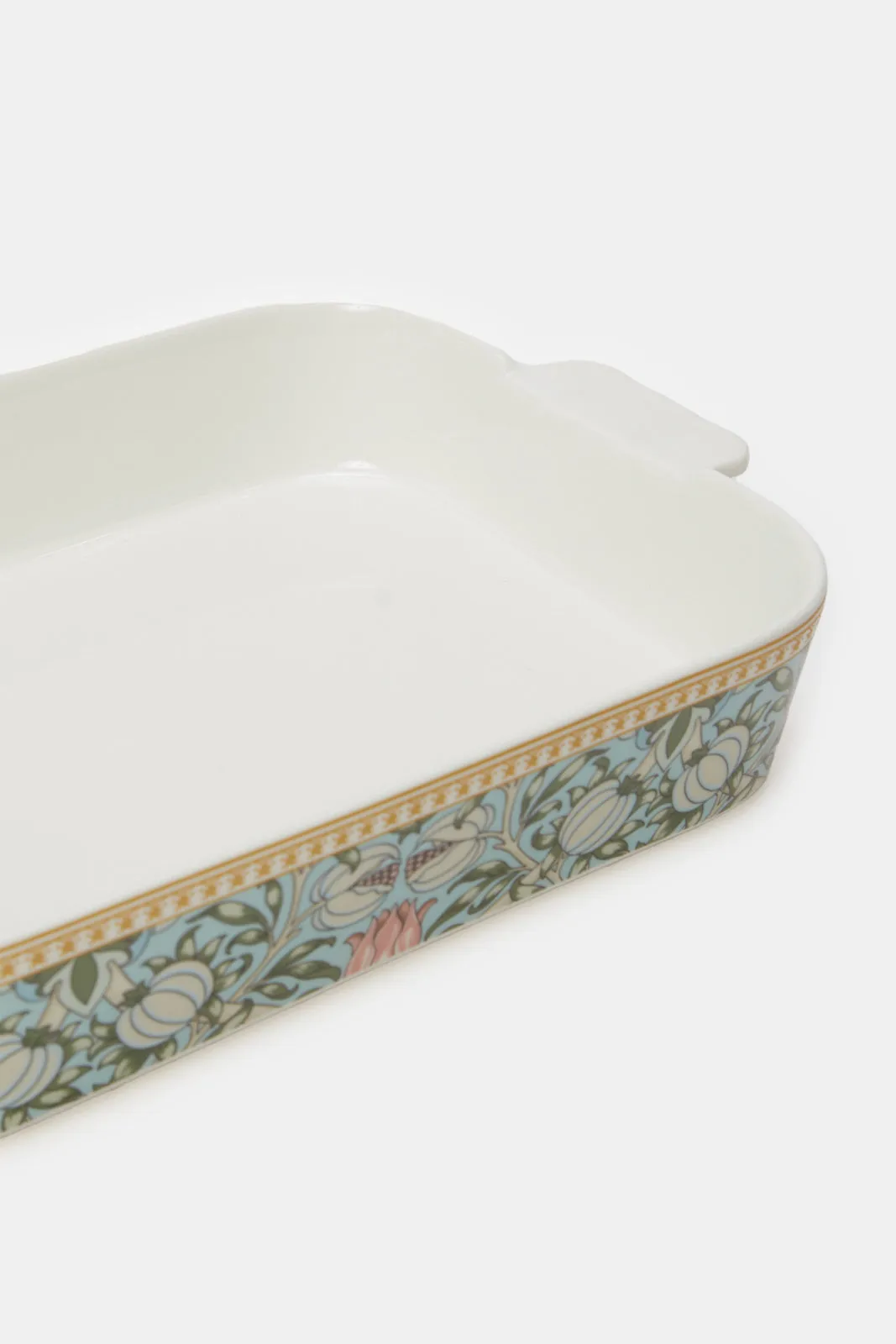 Multicolour Floral Rectangle Baking Dish (Large)