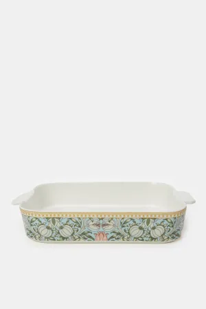 Multicolour Floral Rectangle Baking Dish (Large)