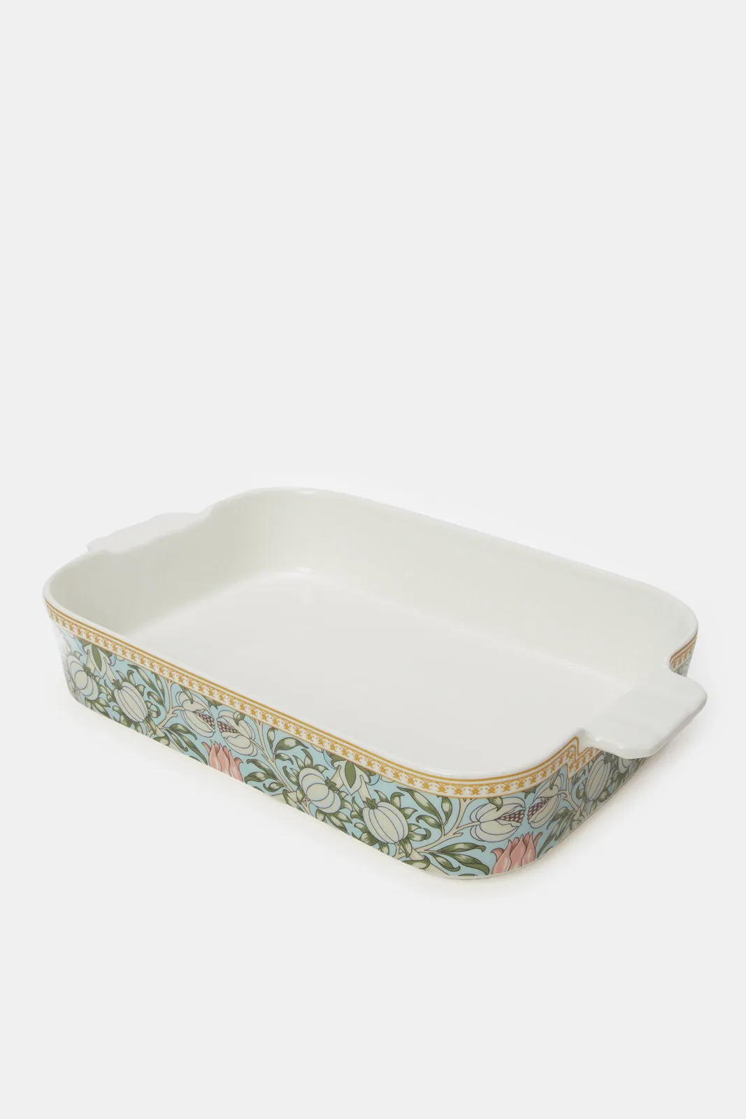 Multicolour Floral Rectangle Baking Dish (Large)