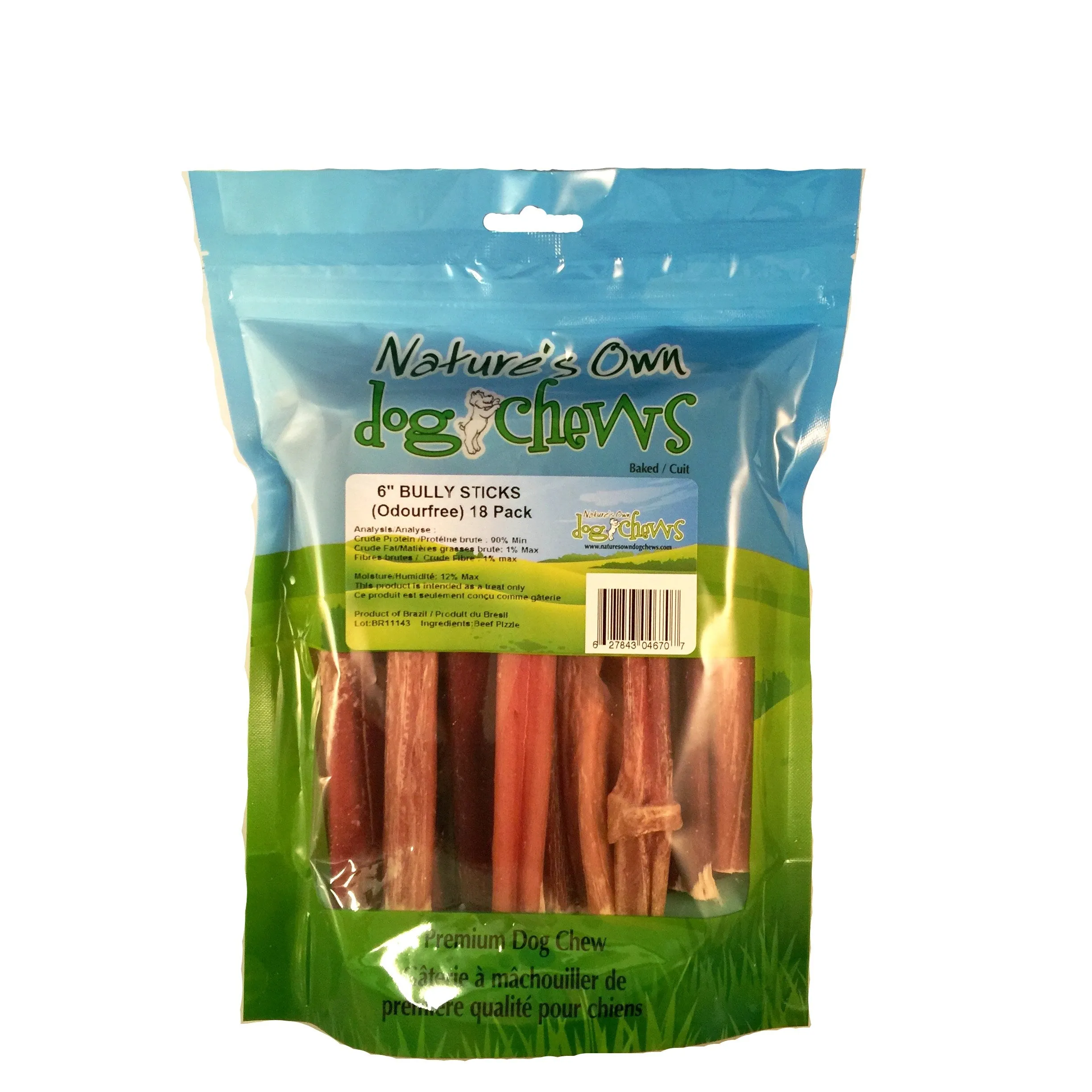 Nature's Own Odour Free Bully Sticks