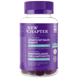 New Chapter All-Flora Advanced Gut Health Probiotic (60 Gummies)