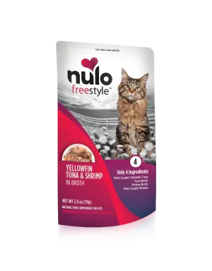 Nulo Freestyle Yellowfin Tuna & Shrimp in Broth Recipe Cat Food