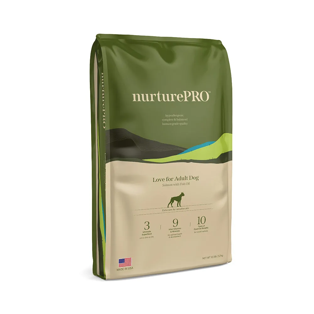 Nurture Pro Dog Love Salmon with Fish Oil Adult 12.5lb