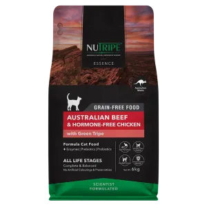 Nutripe Cat Essence Australian Beef & Hormone-Free Chicken with Green Tripe 6kg