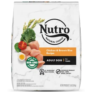 Nutro Natural Choice Adult Chicken & Brown Rice Recipe Dry Dog Food 13lb