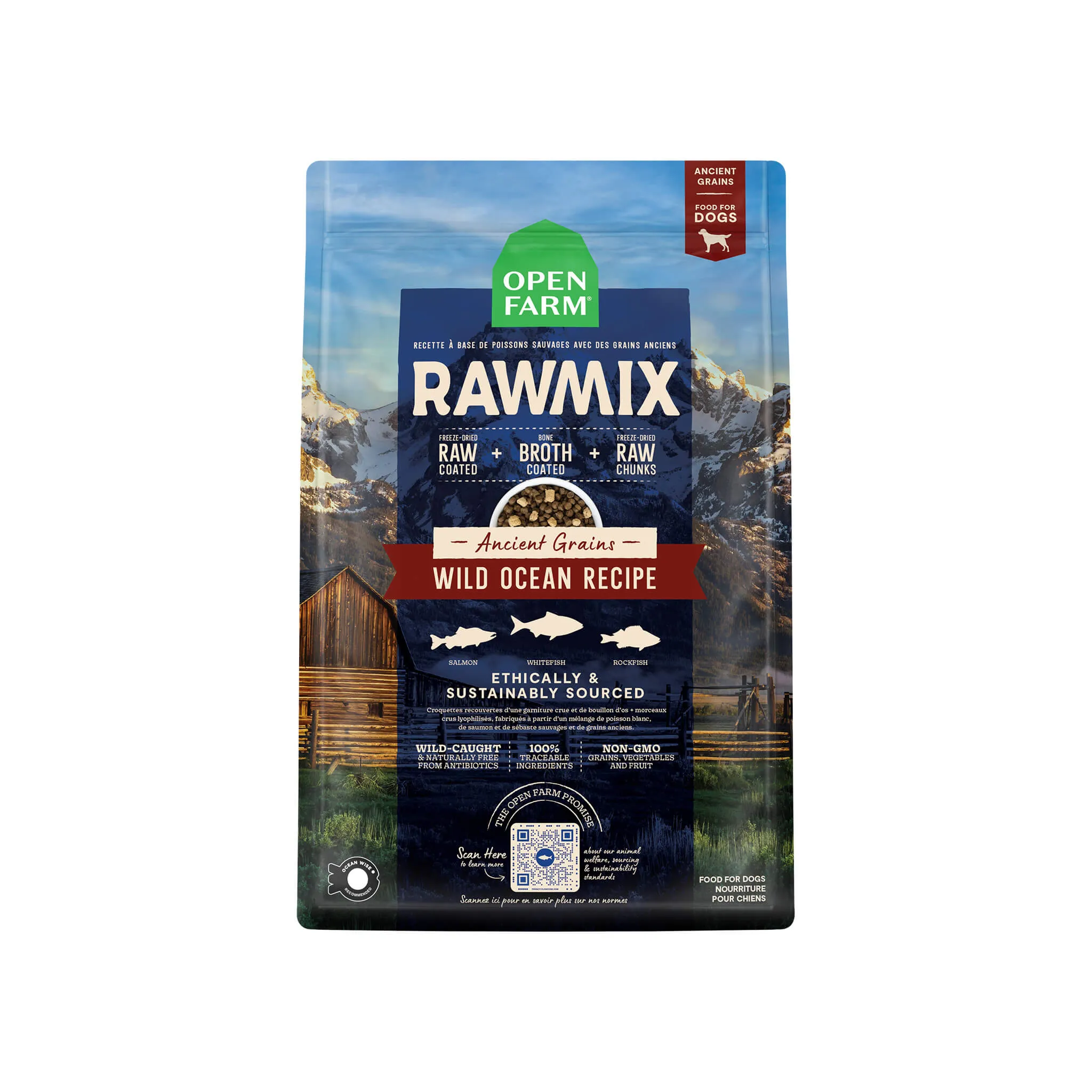 Open Farm Ancient Grains Rawmix Dry Dog Food