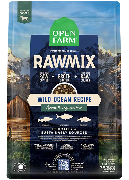 Open Farm for Dogs - Wild Ocean RawMix Grain & Legume Free Dry Dog Food