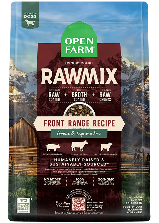 Open Farm Front Range Grain-Free RawMix for Dogs 20lb