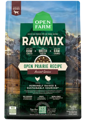 Open Farm Open Prairie Ancient Grains RawMix for Dogs 3.5lb