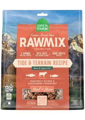 Open Farm RawMix Tide & Terrain Freeze Dried Raw Recipe