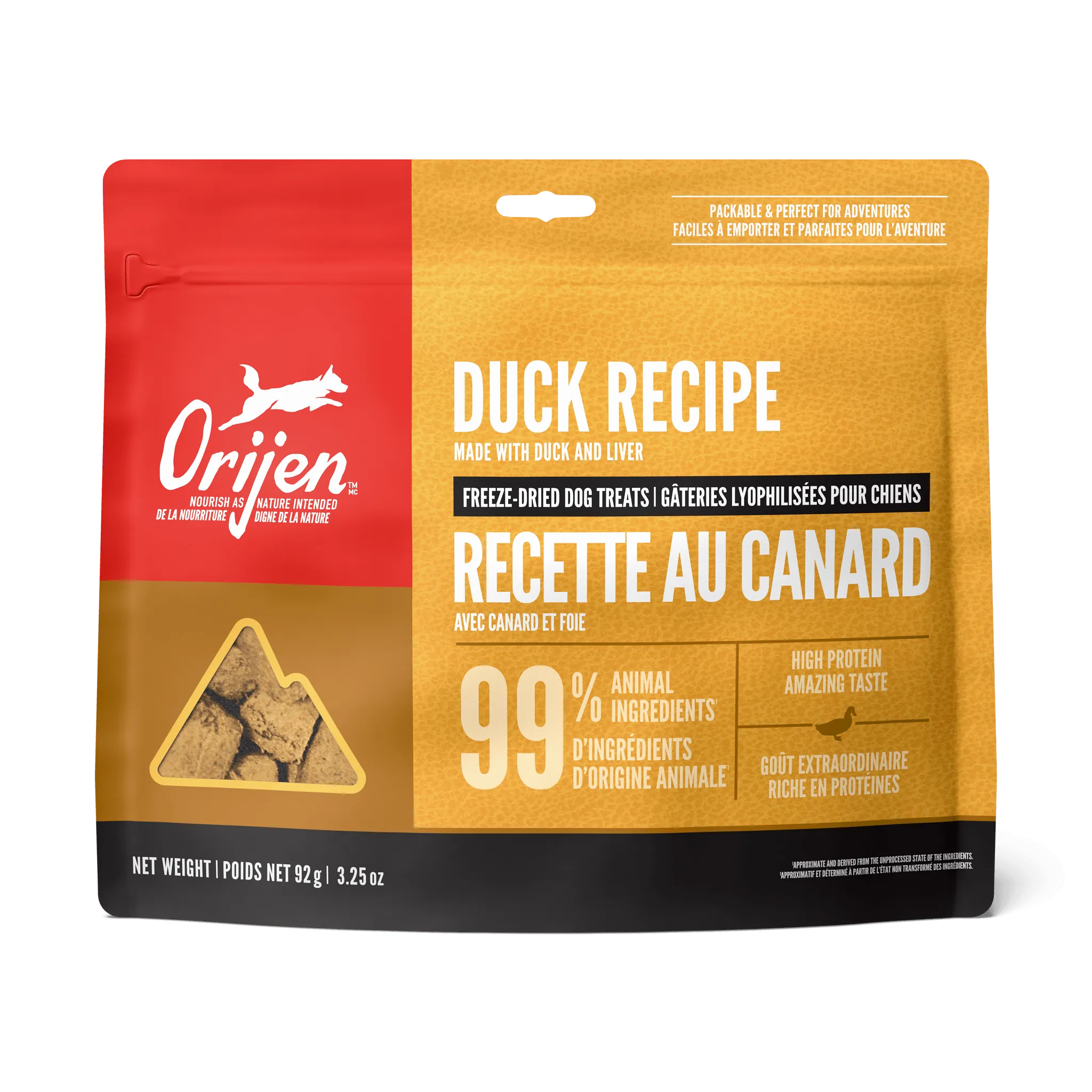 Orijen Freeze-Dried Dog Treats Free-Run Duck Formula