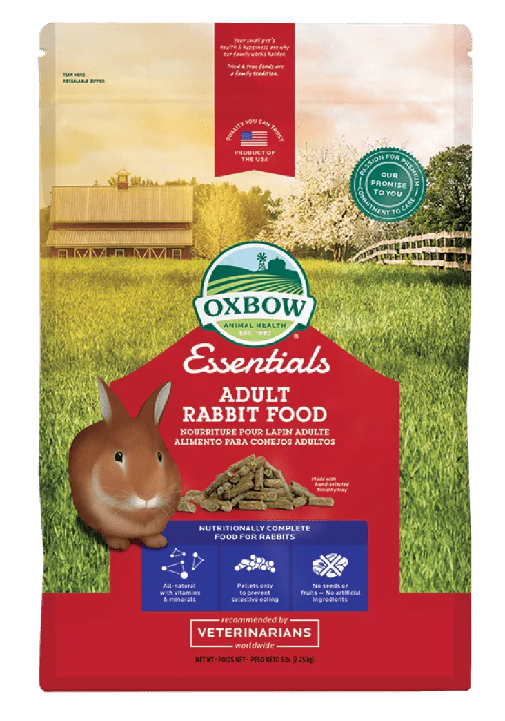 Oxbow Essentials Adult Rabbit Food 5lb