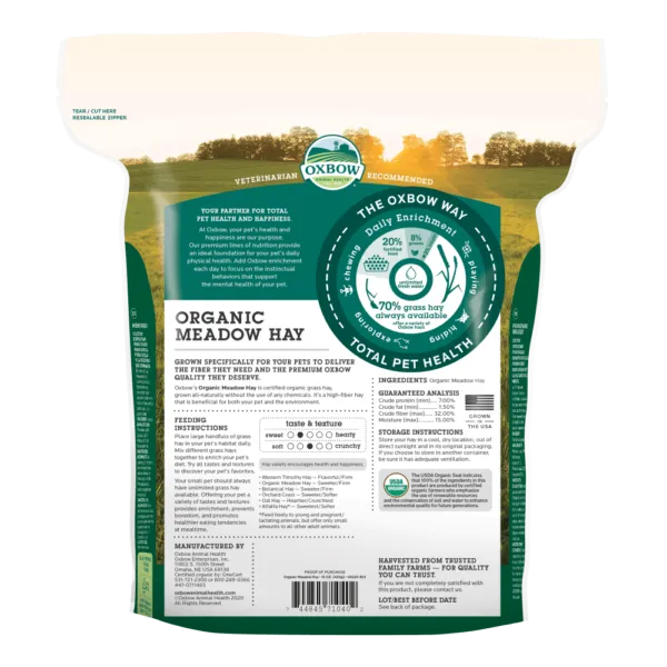 Oxbow Organic Meadow Hay