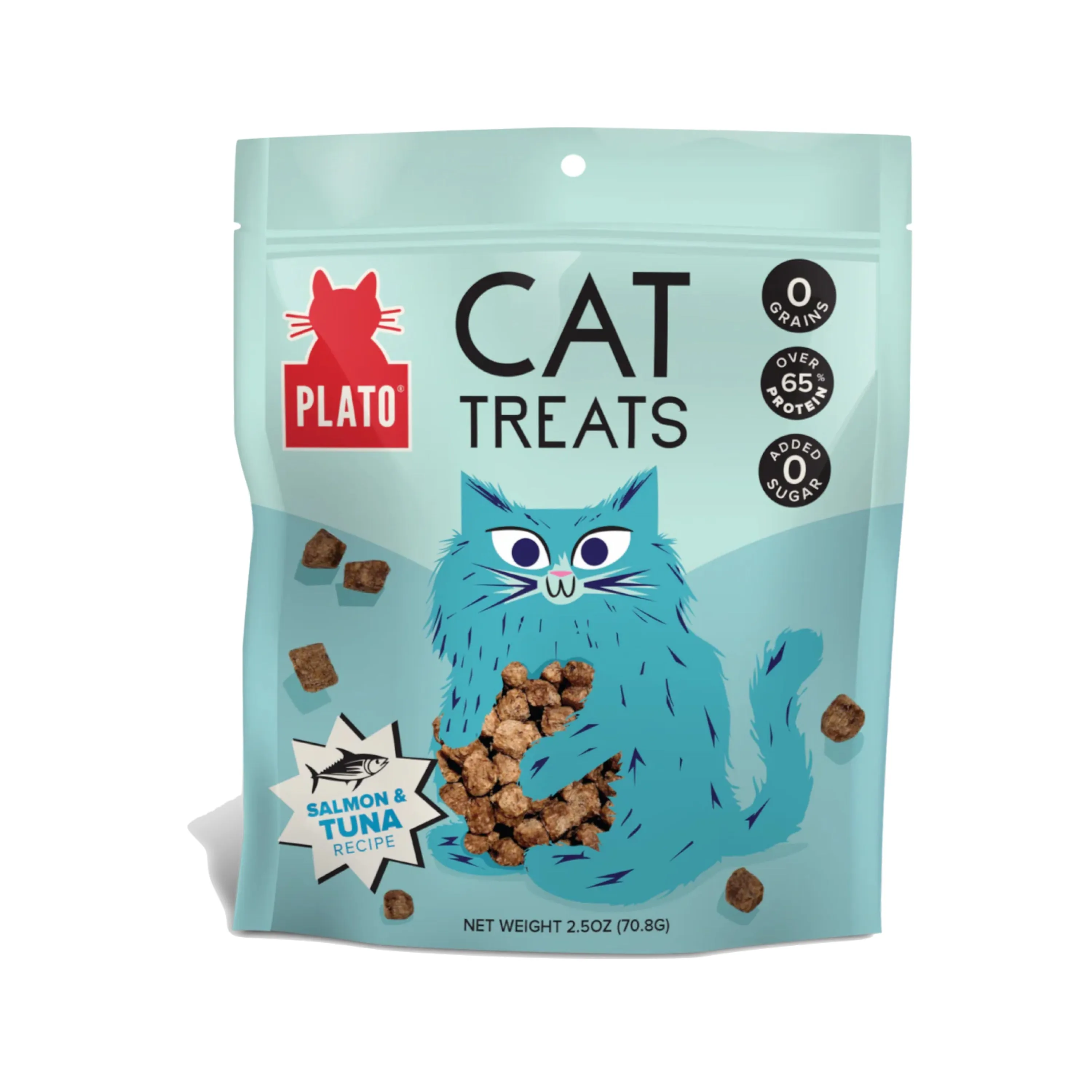 Plato Tuna & Salmon Cat Treats 2.5oz