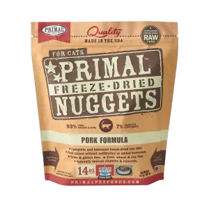 Primal Nuggets Pork Formula Freeze-Dried Cat Food