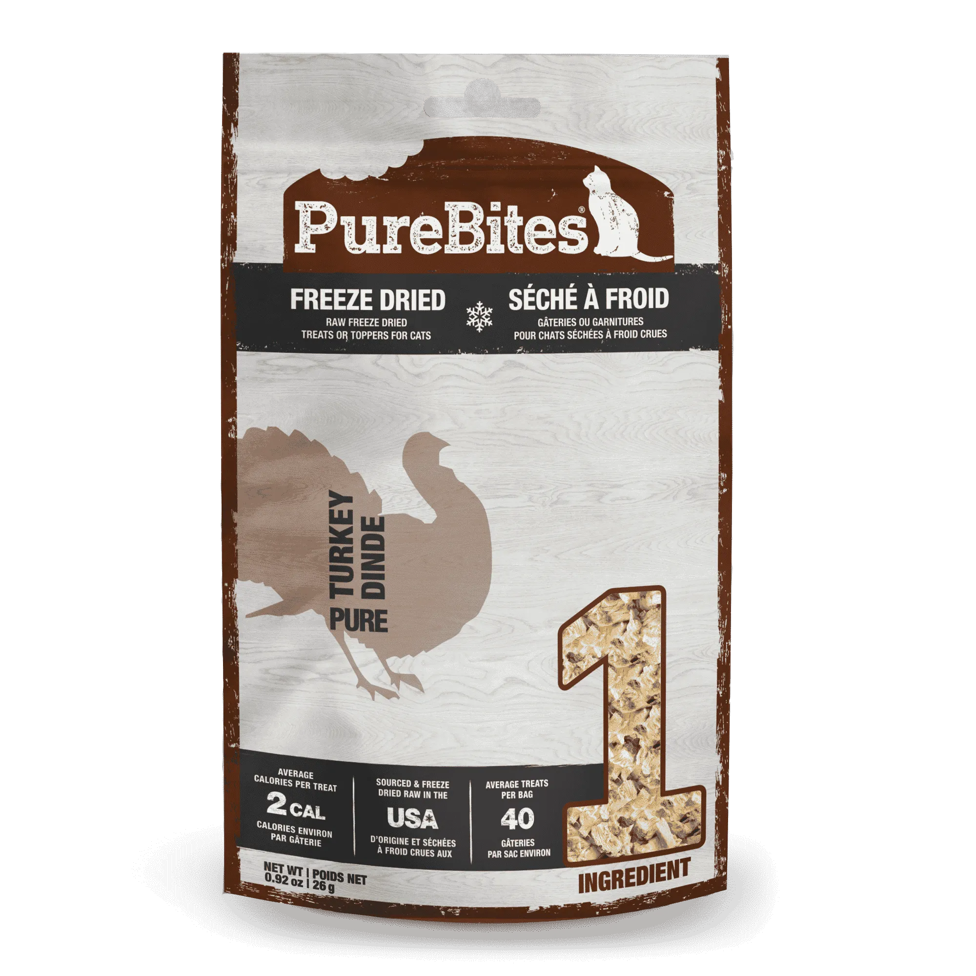 PureBites for Cats - Turkey Freeze Dried Treats