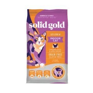 Solid Gold Cat Let's Stay In Indoor Cat - Chicken, Lentils & Apples 12lb