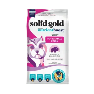 Solid Gold Nutrient Boost Wee Bit, Bison Recipe, Dry Dog Food