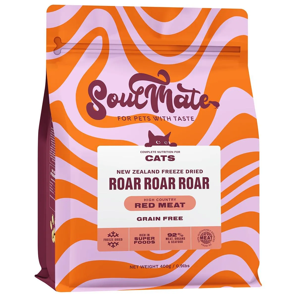 SoulMate Roar Roar Roar Freeze Dried High Country Red Meat Dry Cat Food