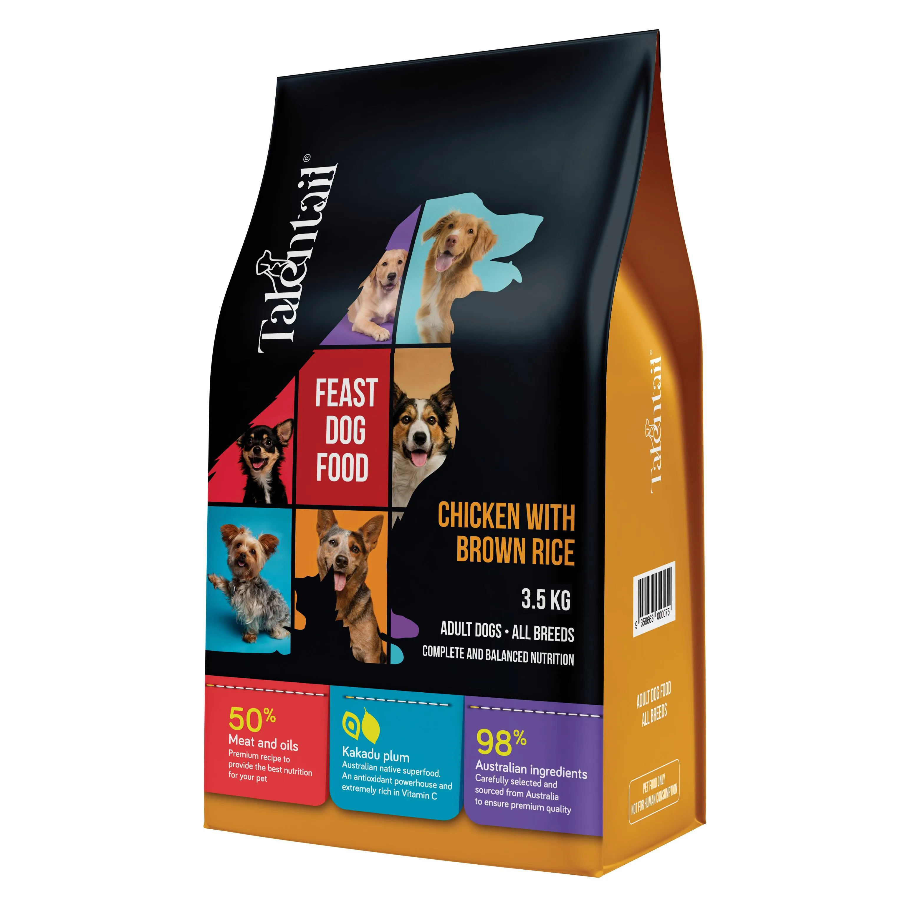 Talentail Chicken and Brown Rice Adult Dry Dog Food 3.5kg^^^