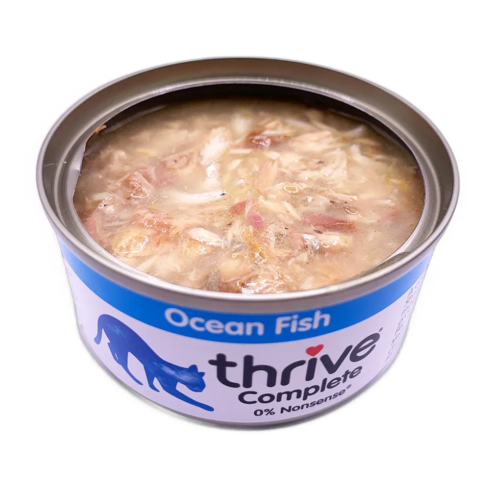 Thrive Ocean Fish Wet Cat Food 75g x 12