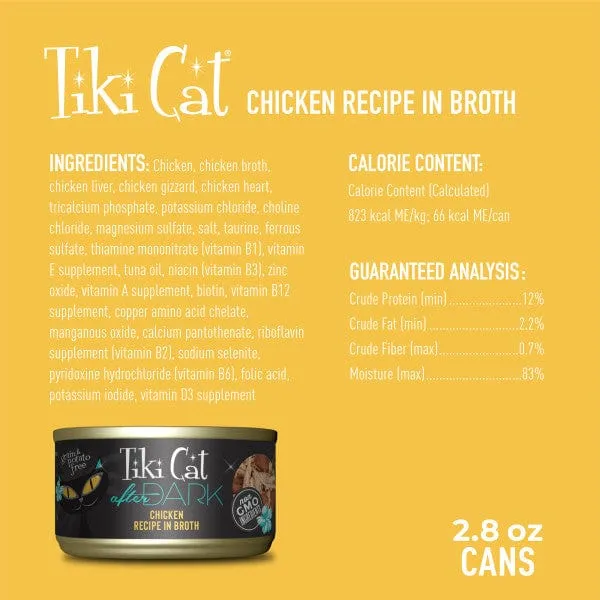 Tiki Cat After Dark Chicken Recipe Canned Cat Food