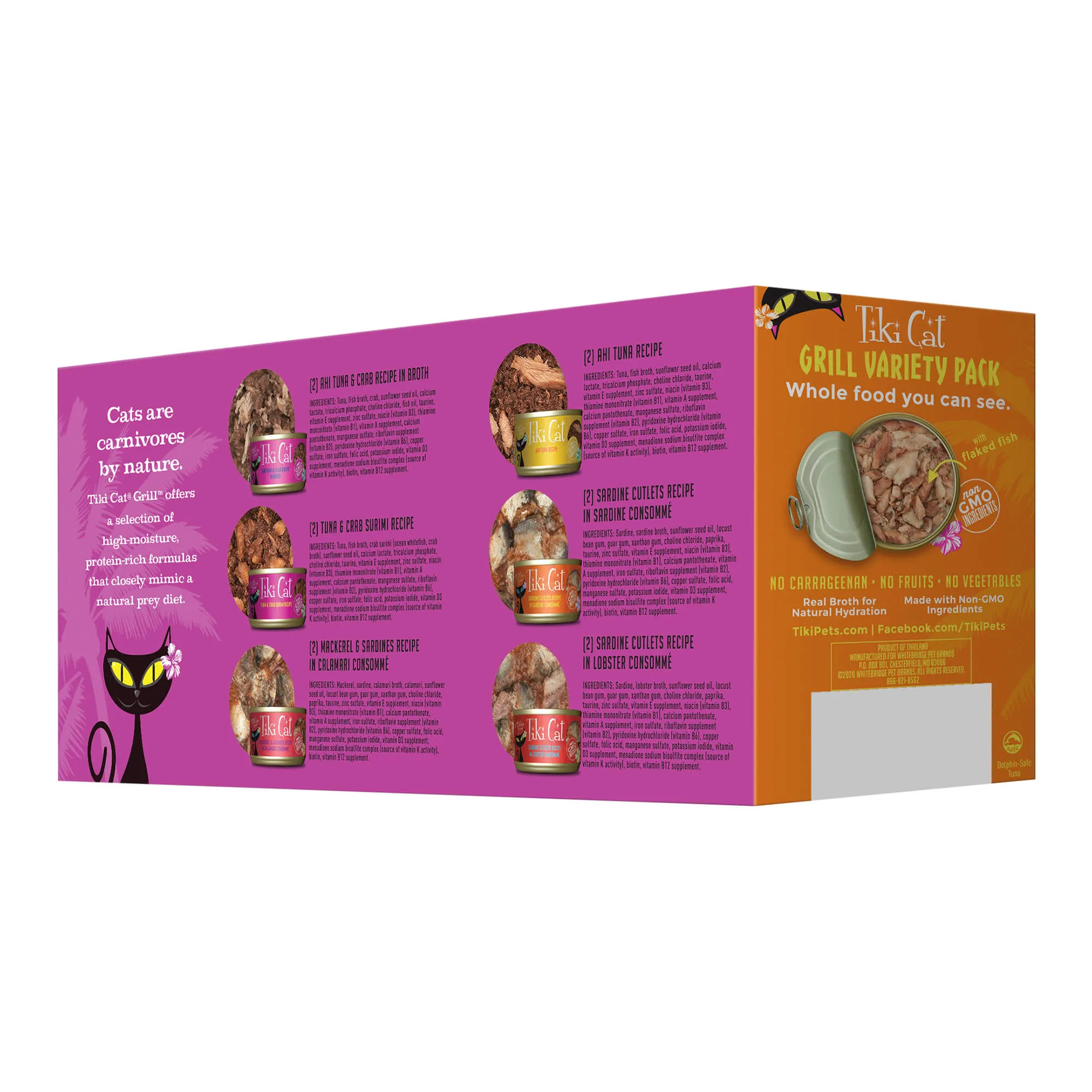 Tiki Cat Grill Wet Cat Food, Variety Pack