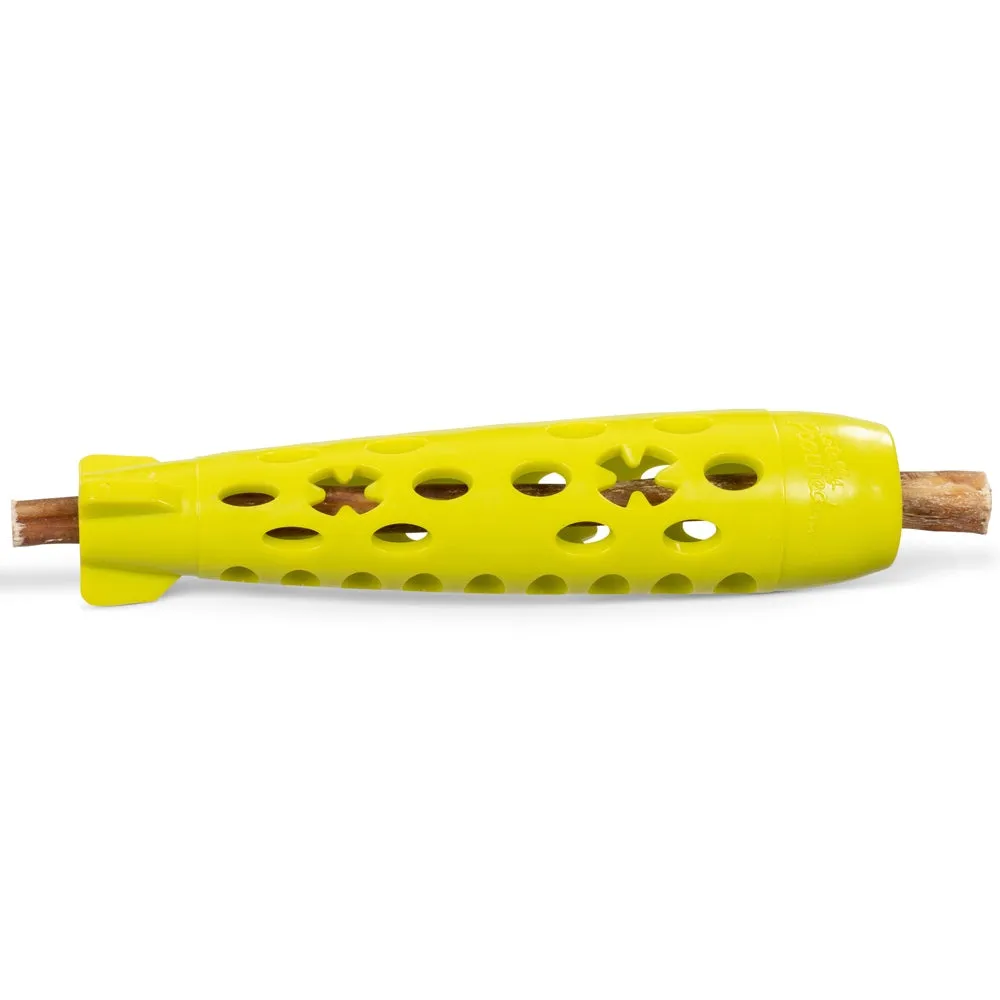 Totally Pooched Stuff'n Chew Rocket Stick Dog Toy (Green)