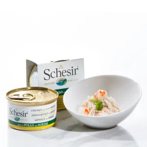 'TRIAL SPECIAL UP TO 25% OFF': Schesir Chicken Canned Cat Food (Assorted Flavours)