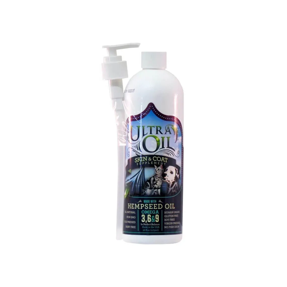 Ultra Oil Skin & Coat Supplement with Hempseed Oil