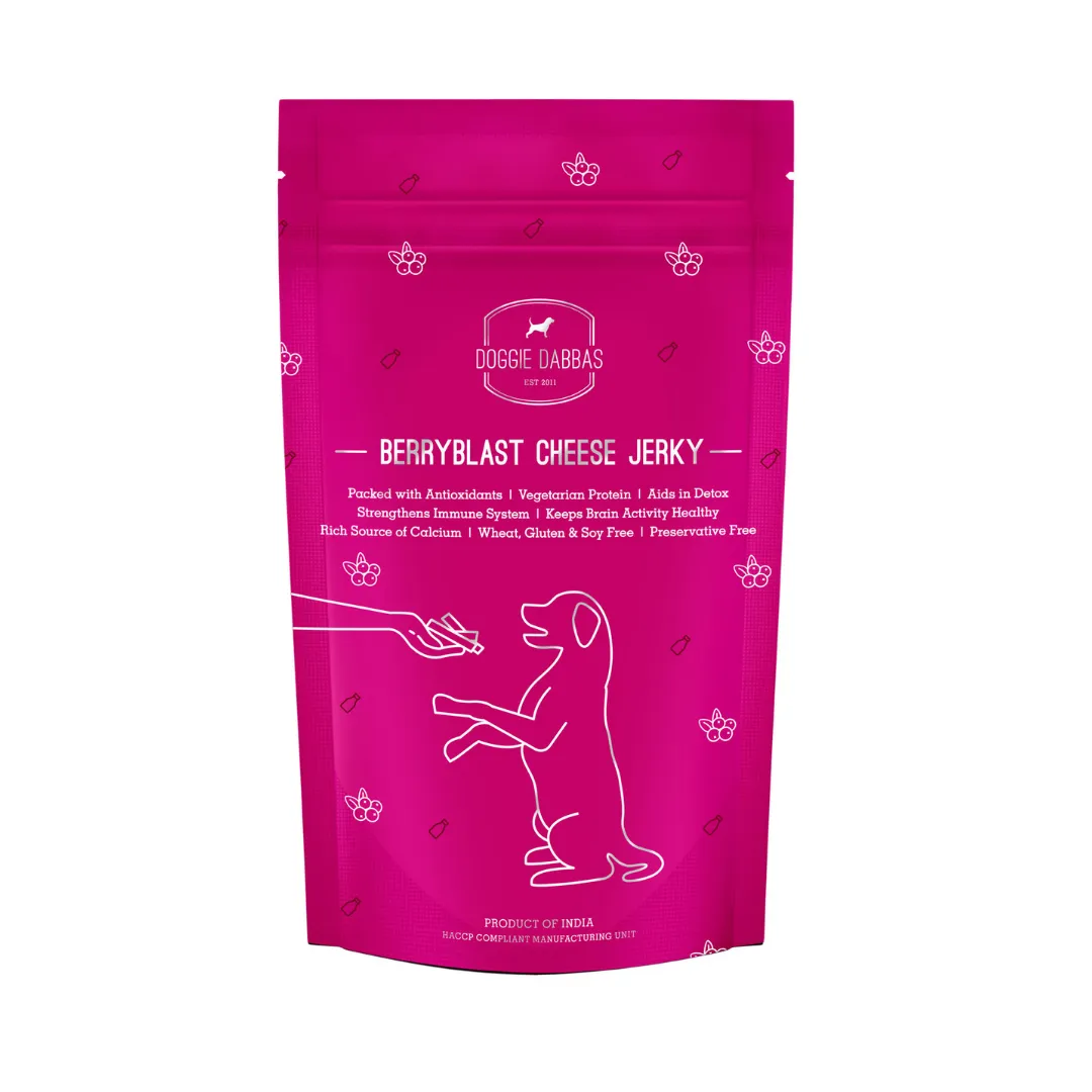 (V) Berryblast Cheese Jerky Pack of 3