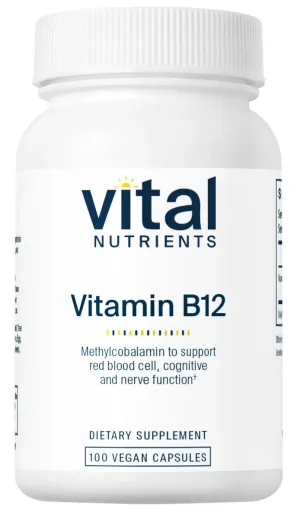 Vital Nutrients Vitamin B12 1000mcg 100 VegCap