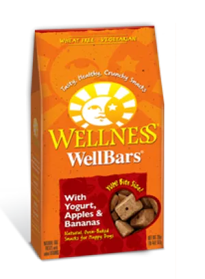 Wellness WellBars Yogurt, Apples & Bananas Dog Treat 20oz