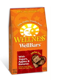 Wellness WellBars Yogurt, Apples & Bananas Dog Treat 20oz