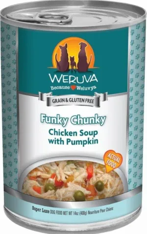 Weruva Funky Chunky Chicken Soup Canned Dog Food