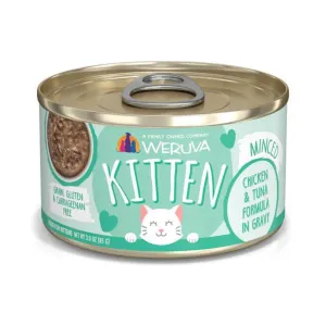 Weruva Kitten Chicken & Tuna in Gravy Recipe Canned Cat Food