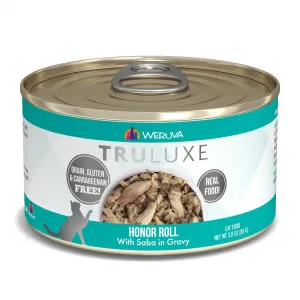 Weruva TRULUXE Honor Roll with Saba in Gravy Canned Cat Food