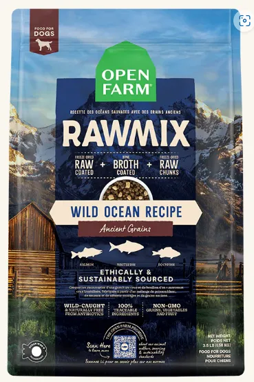 Wild Ocean Ancient Grains RawMix for Dogs