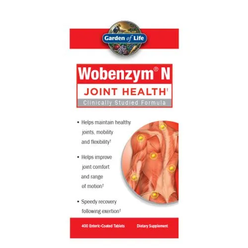 Wobenzym N 400 Tabs By Garden of Life